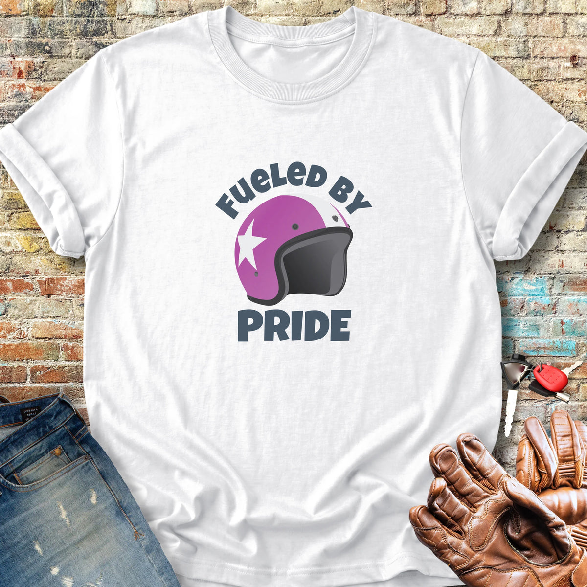 Fueled By Pride Classic T-Shirt - White