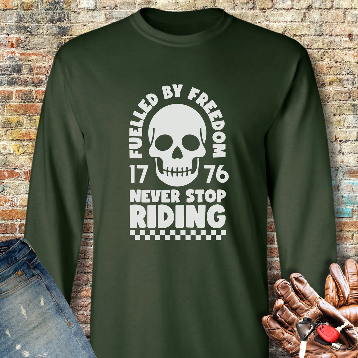 Fuelled 250 Long Sleeve T-Shirt - Forest Green
