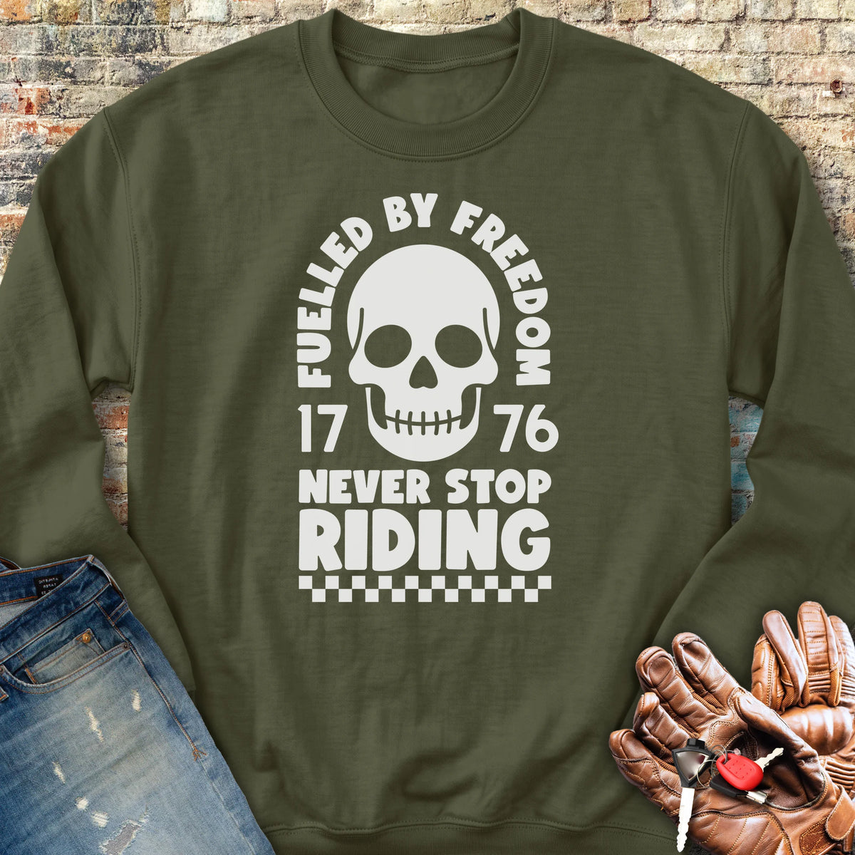 Fuelled 250 Sweatshirt - Military Green
