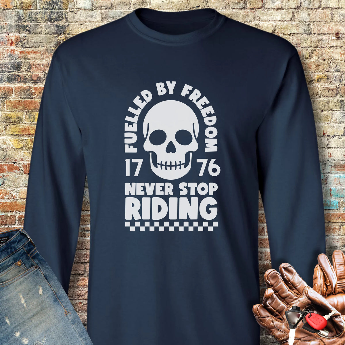 Fuelled 250 Long Sleeve T-Shirt - Navy
