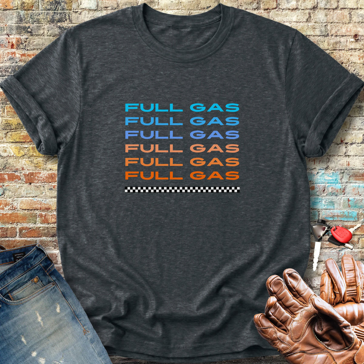 Full Gas Full Gas Classic T-Shirt - Dark Heather