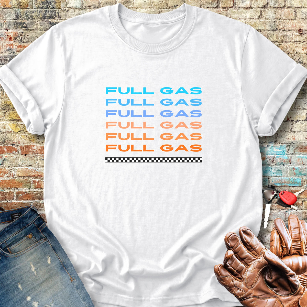 Full Gas Full Gas Classic T-Shirt - White