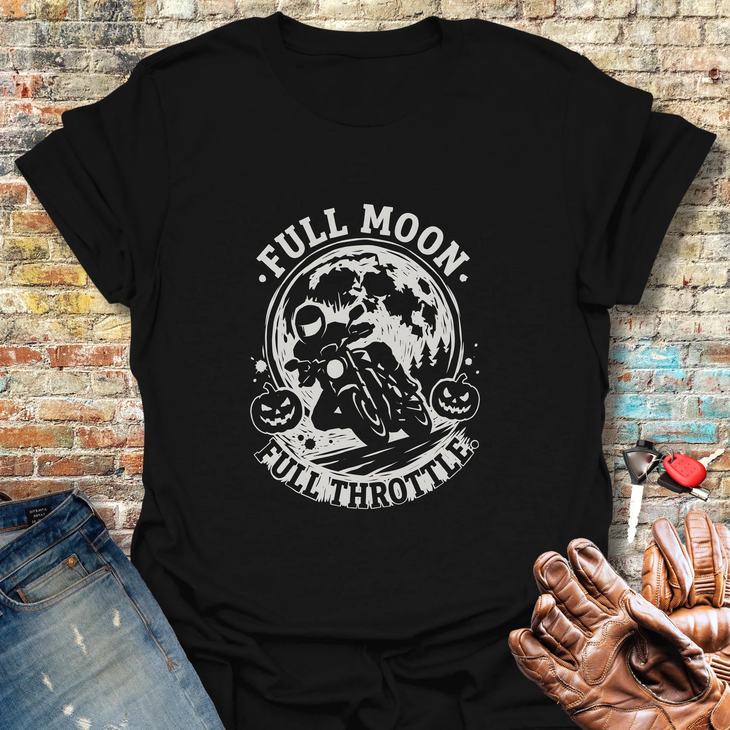 Full Moon T-Shirt - Black