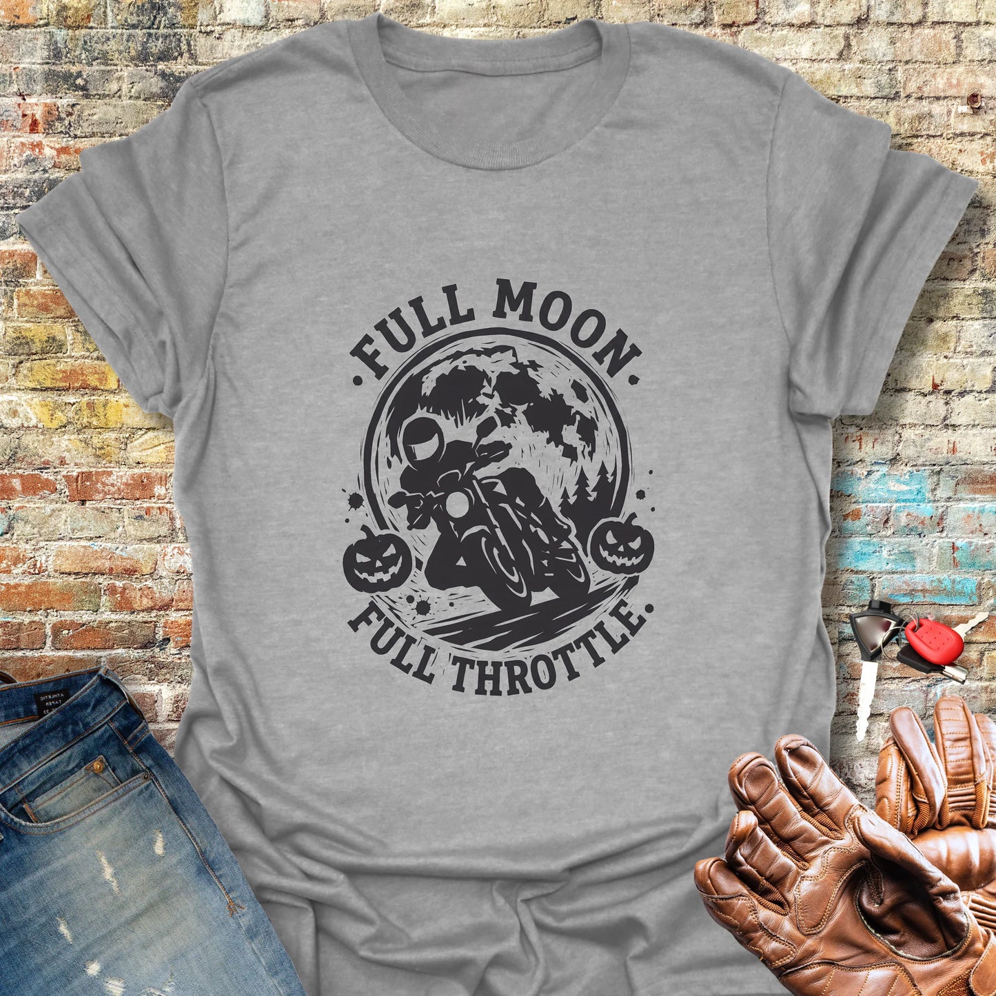 Full Moon T-Shirt - Sport Grey