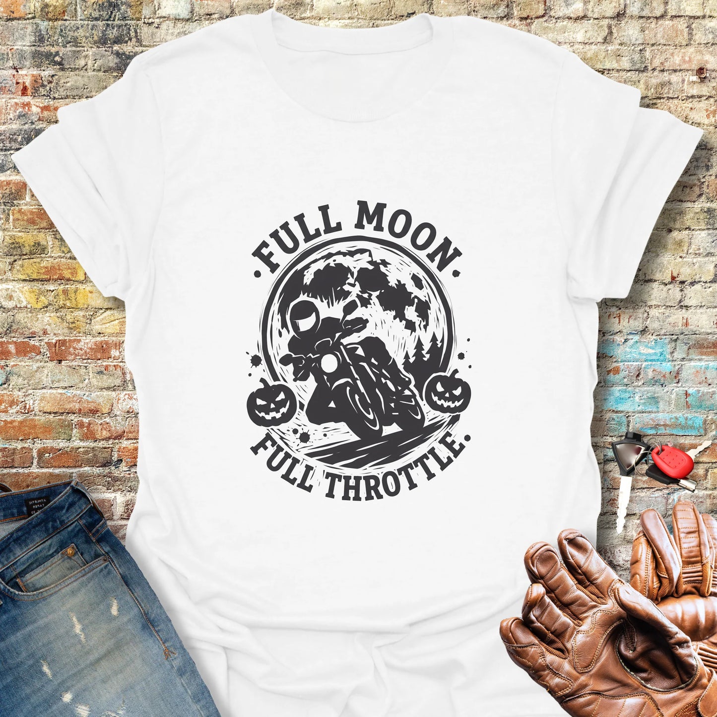 Full Moon T-Shirt - White
