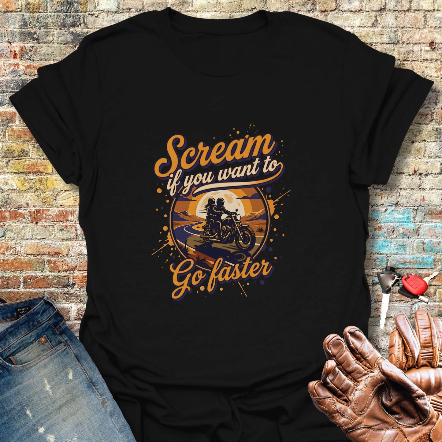 Full Moon Ride T-Shirt - Black