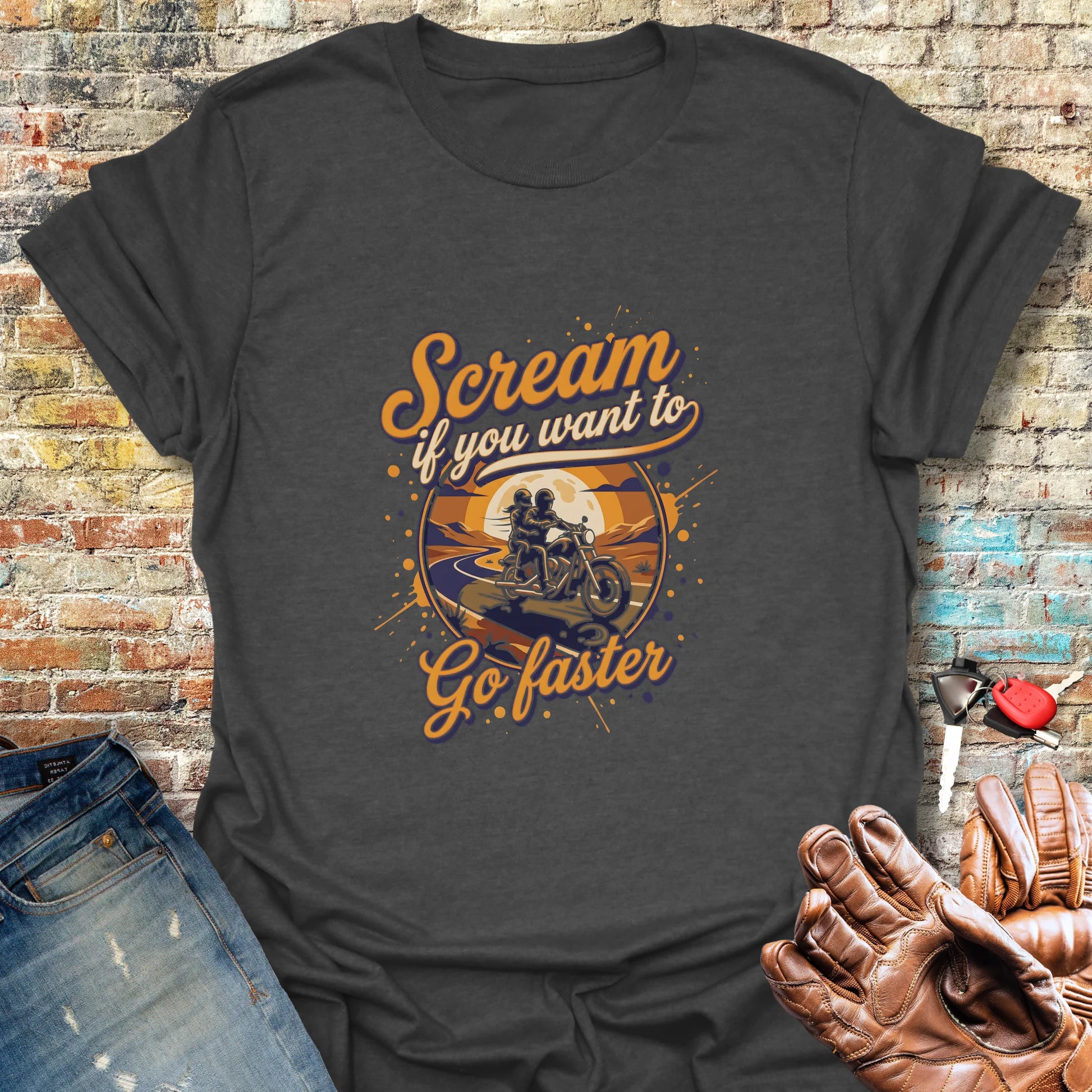 Full Moon Ride T-Shirt - Dark Heather