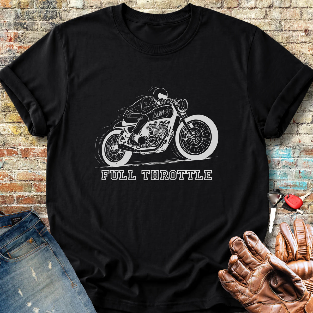 Full Throttle Classic T-Shirt - Black