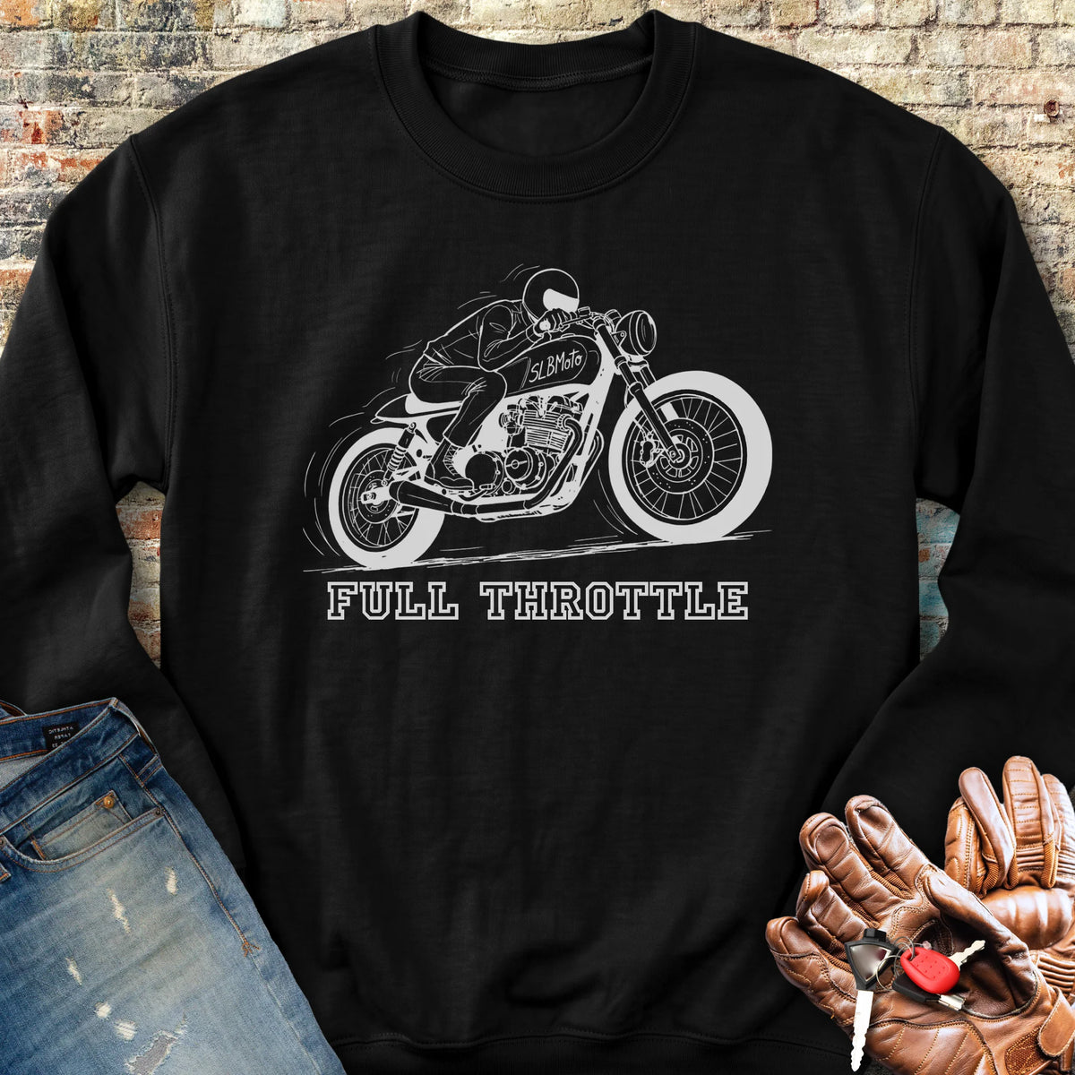Full Throttle Sweatshirt - Black