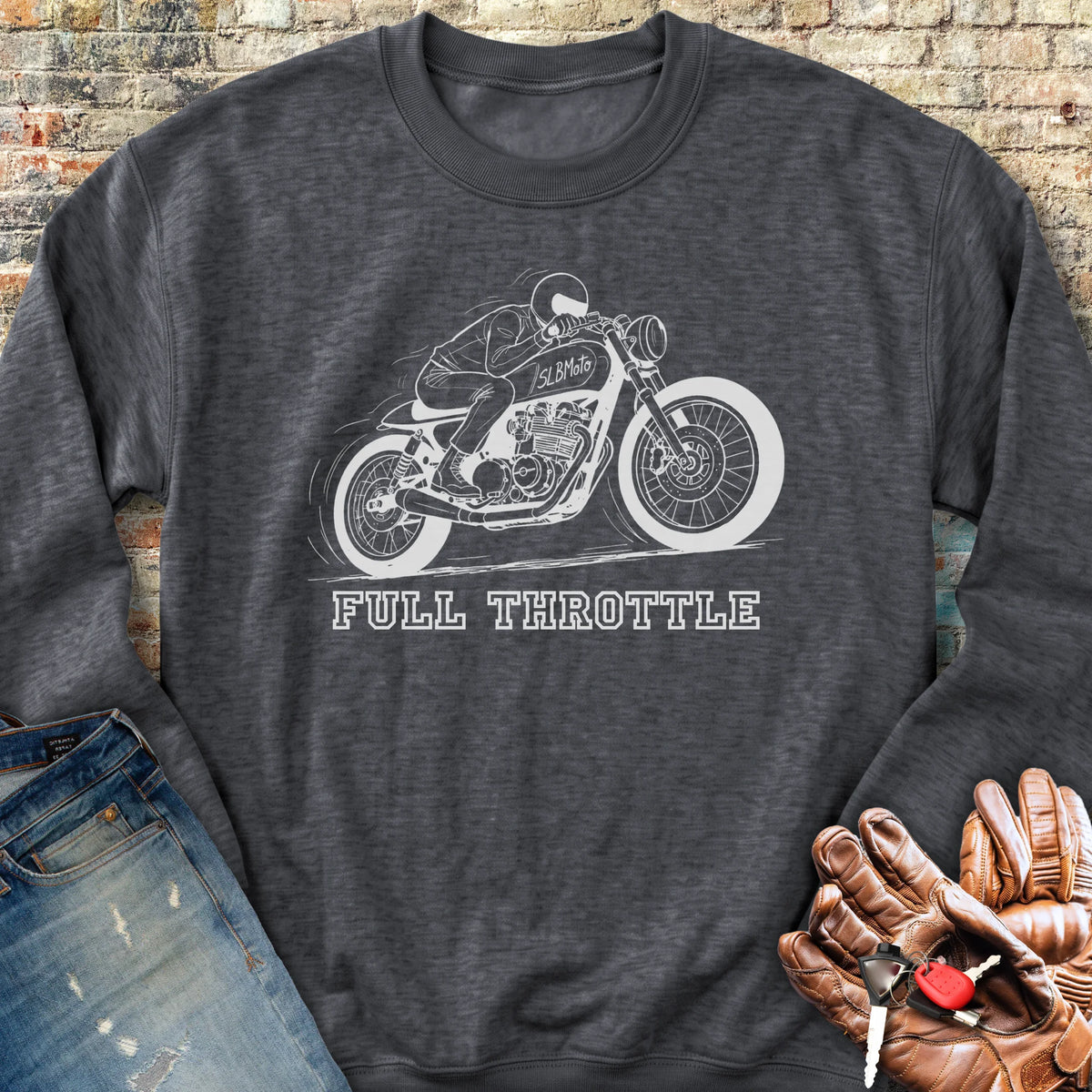 Full Throttle Sweatshirt - Dark Heather