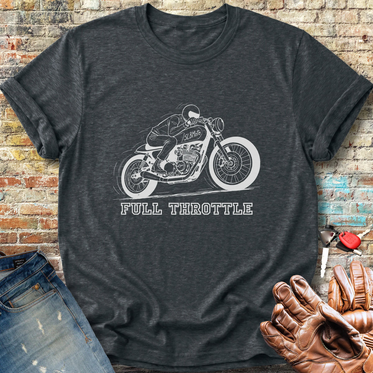 Full Throttle Classic T-Shirt - Dark Heather