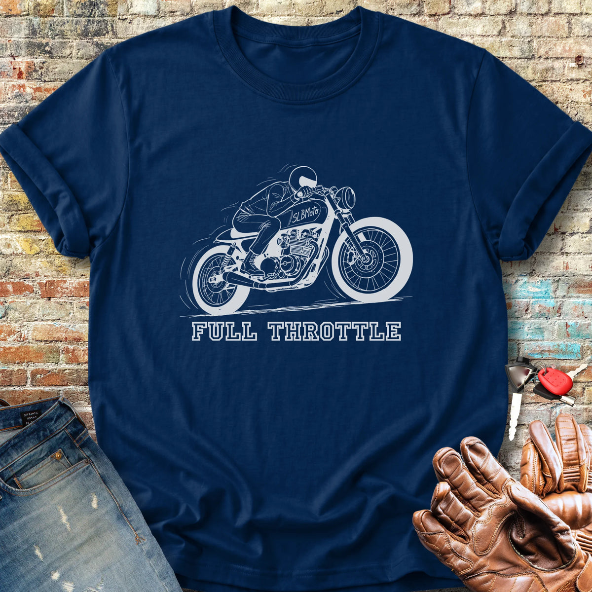 Full Throttle Classic T-Shirt - Navy
