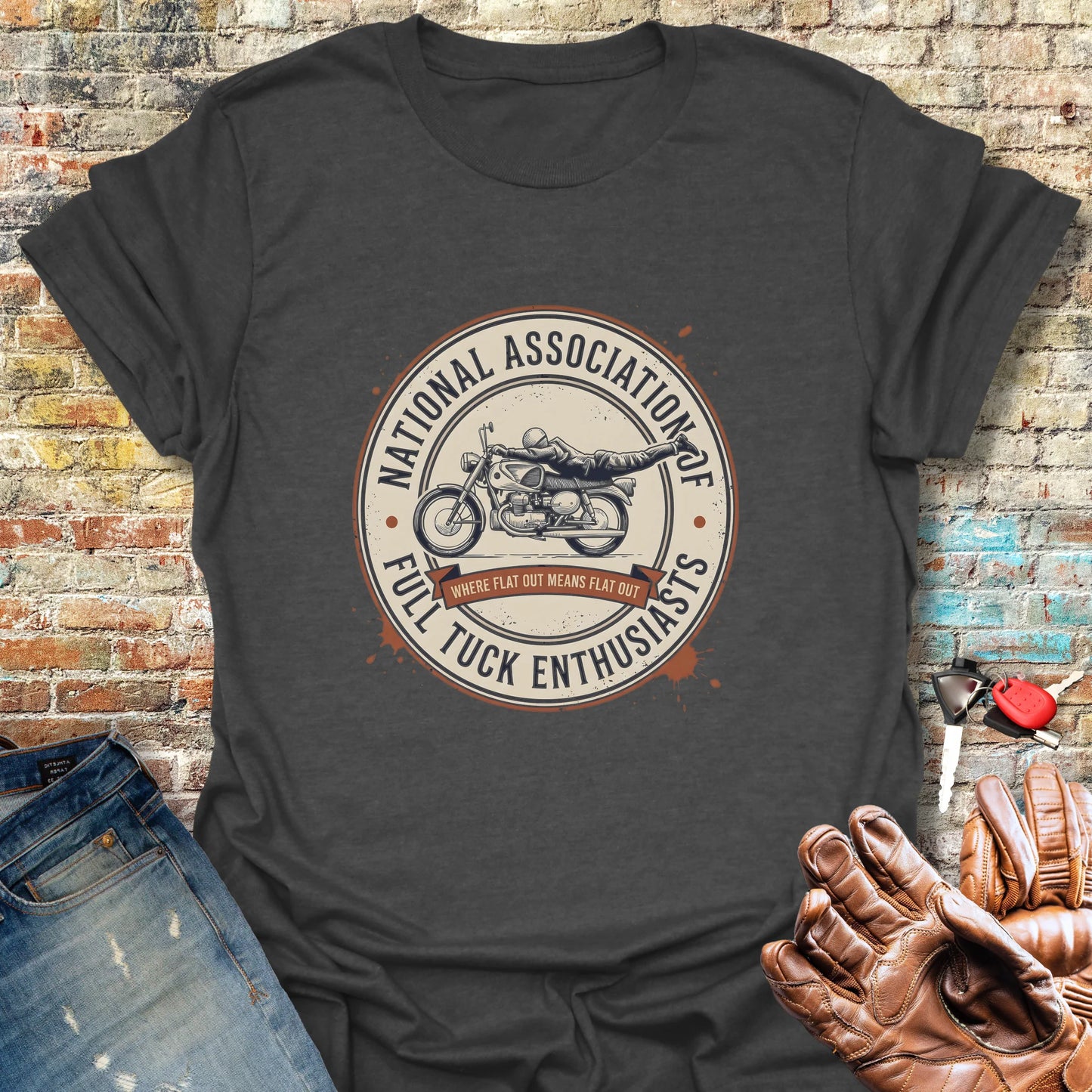 Full Tuck Enthusiasts T-Shirt - Dark Heather