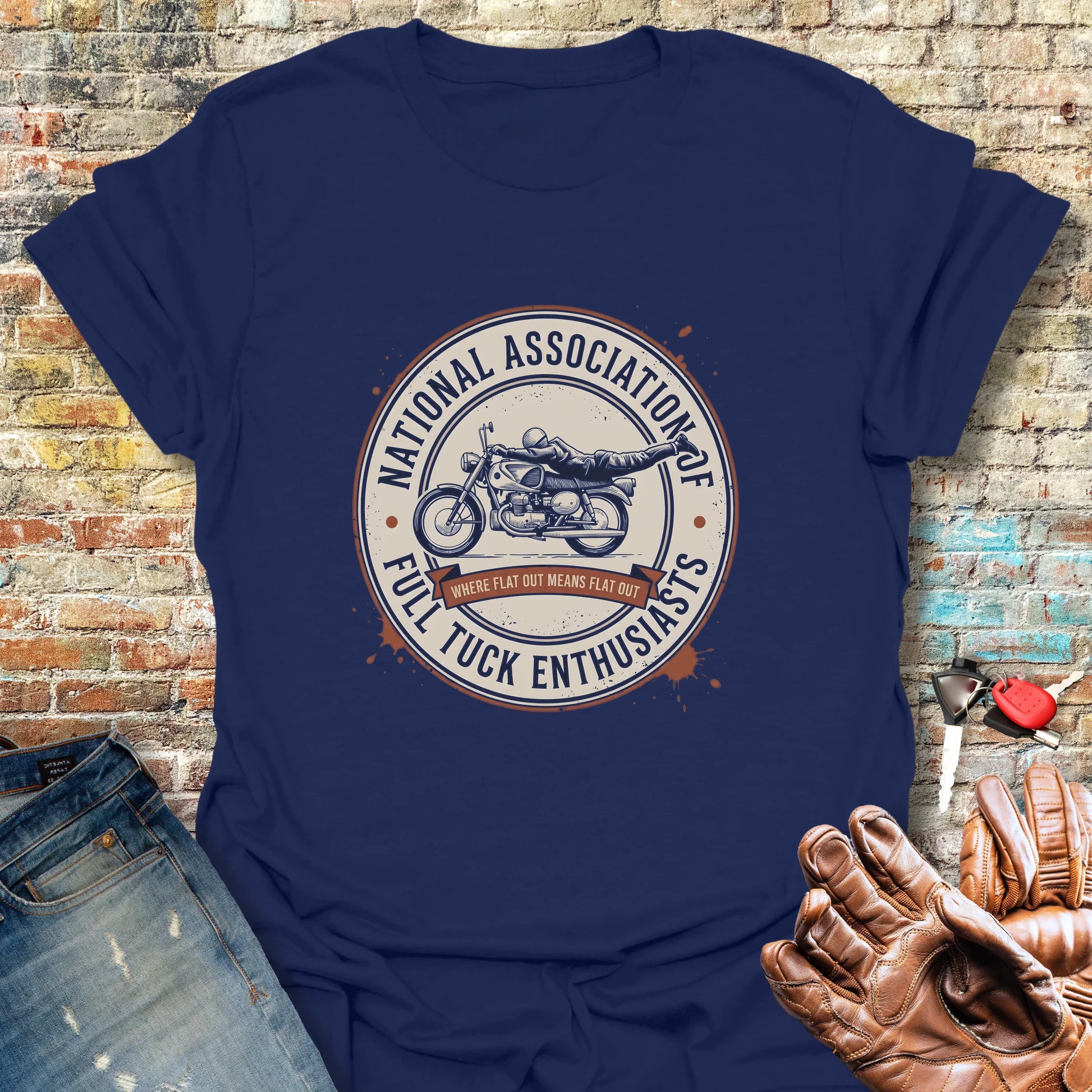 Full Tuck Enthusiasts T-Shirt - Navy