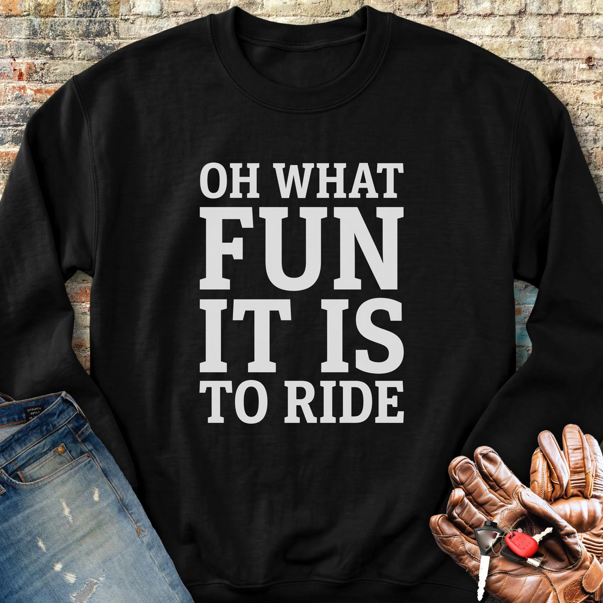 Fun Ride Sweatshirt - Black