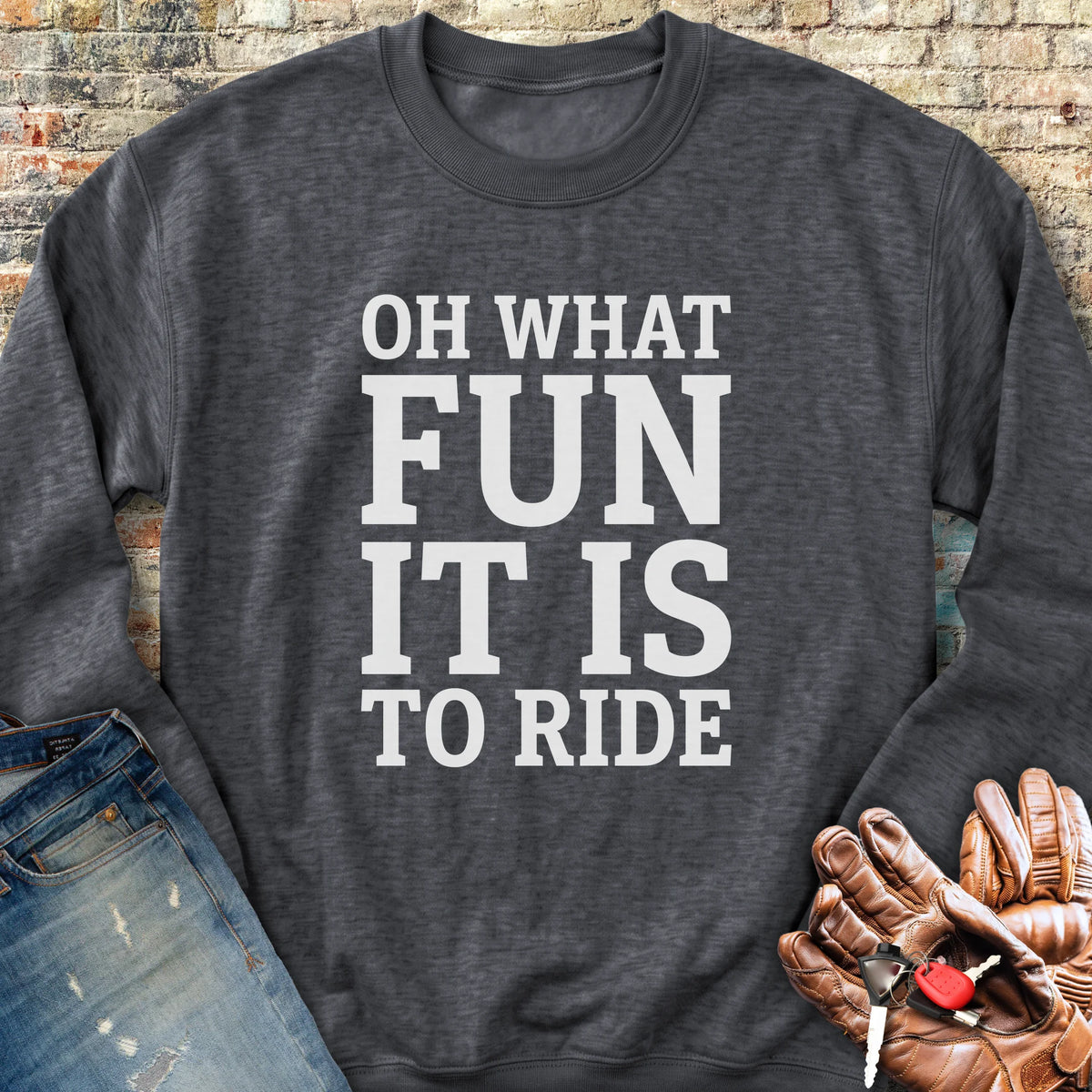 Fun Ride Sweatshirt - Dark Heather
