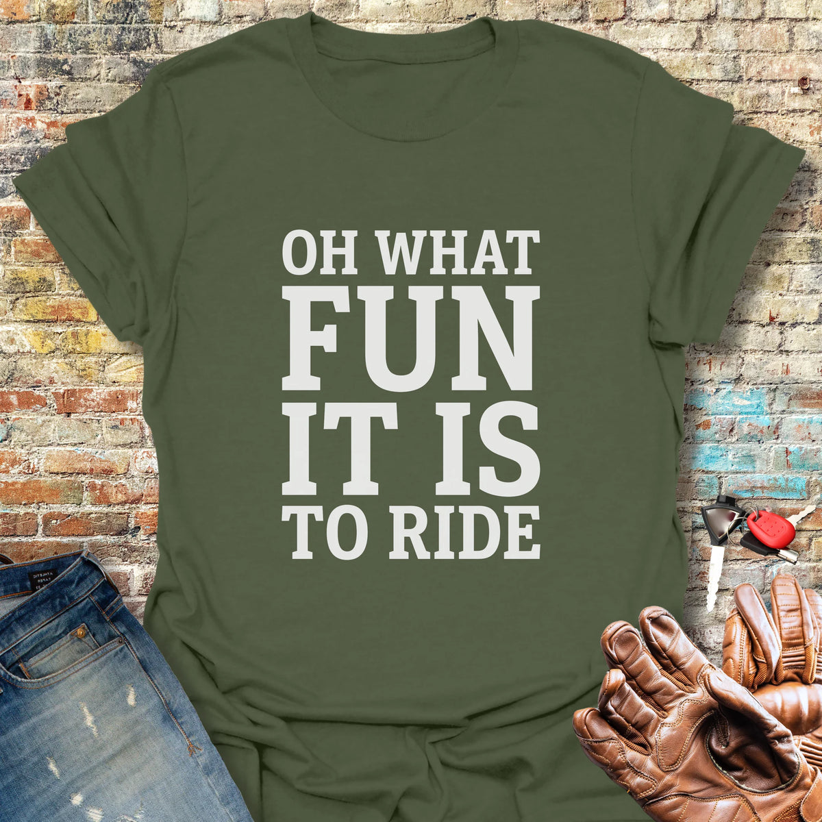 Fun Ride Softstyle T-Shirt - Military Green