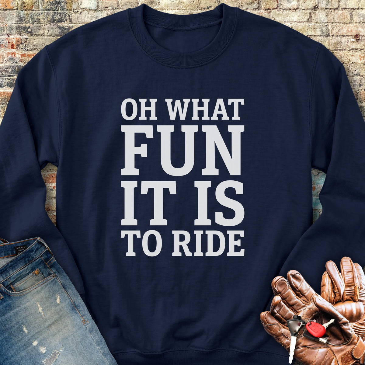 Fun Ride Sweatshirt - Navy
