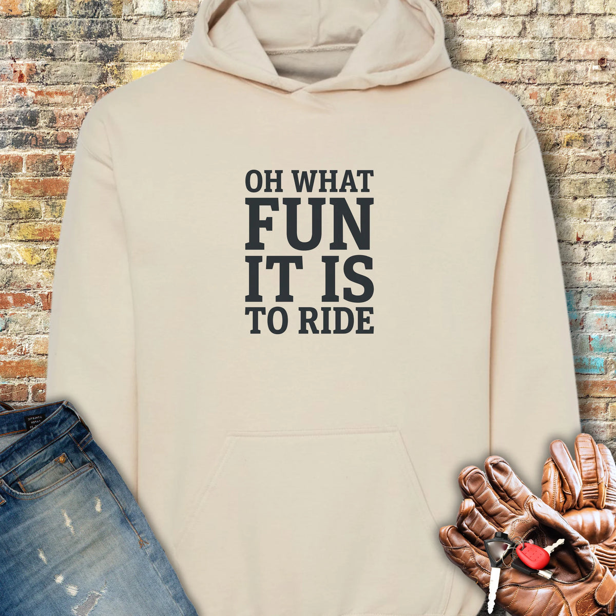 Fun Ride Hoodie - Sand