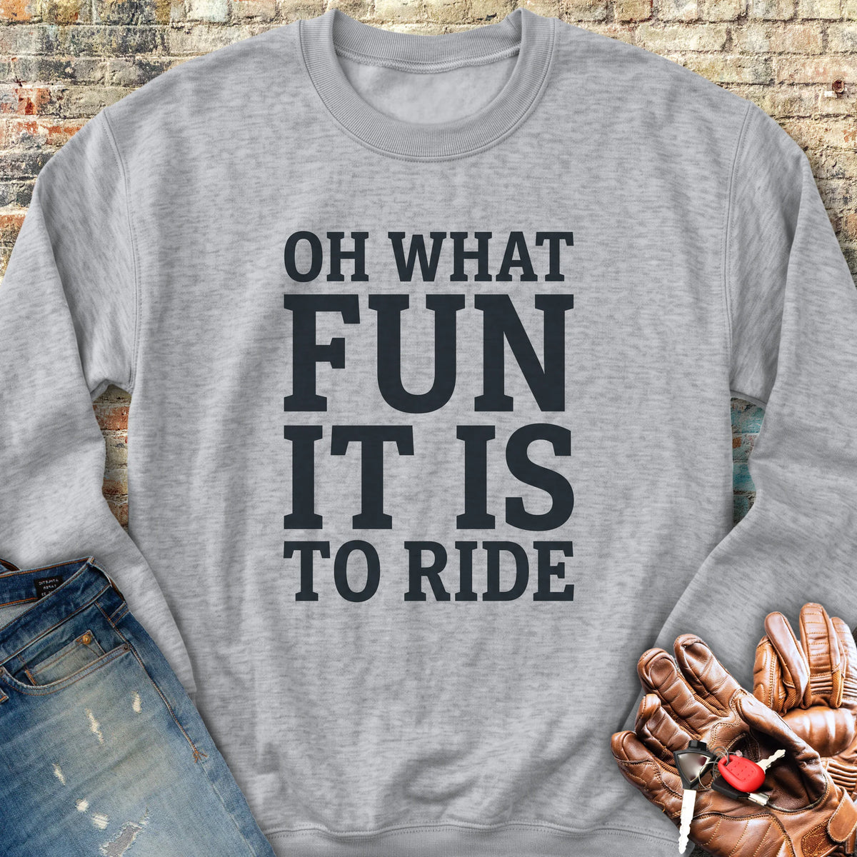Fun Ride Sweatshirt - Sport Grey