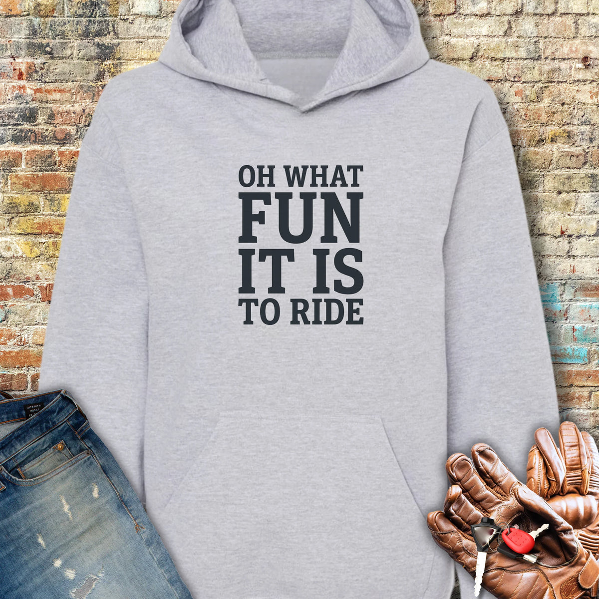Fun Ride Hoodie - Sport Grey