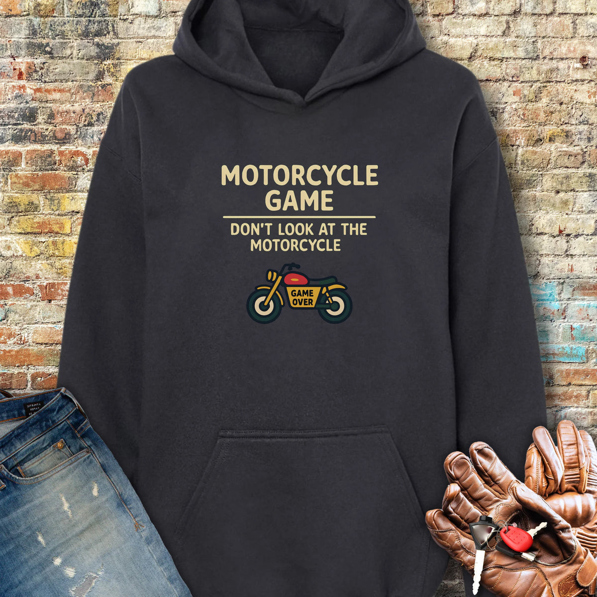Game Over Hoodie - Black
