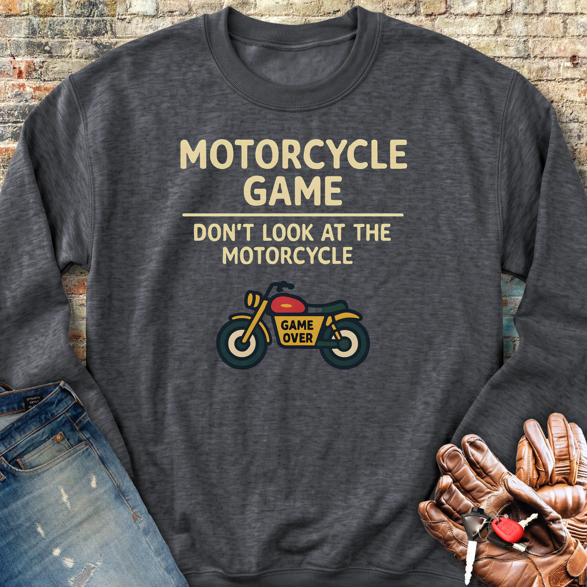 Game Over Sweatshirt - Dark Heather