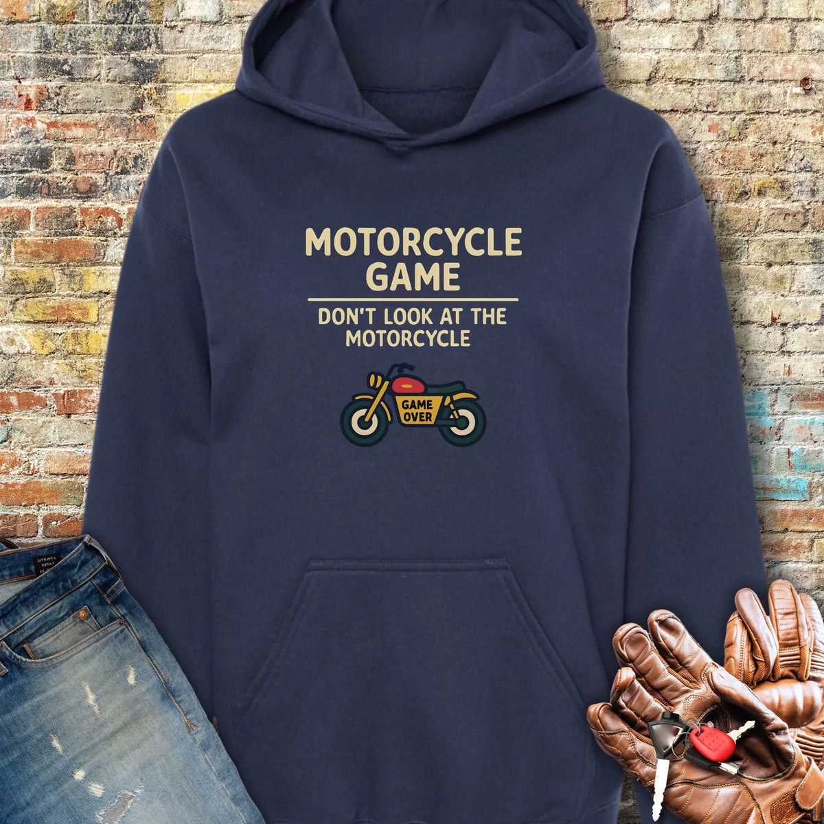 Game Over Hoodie - Navy