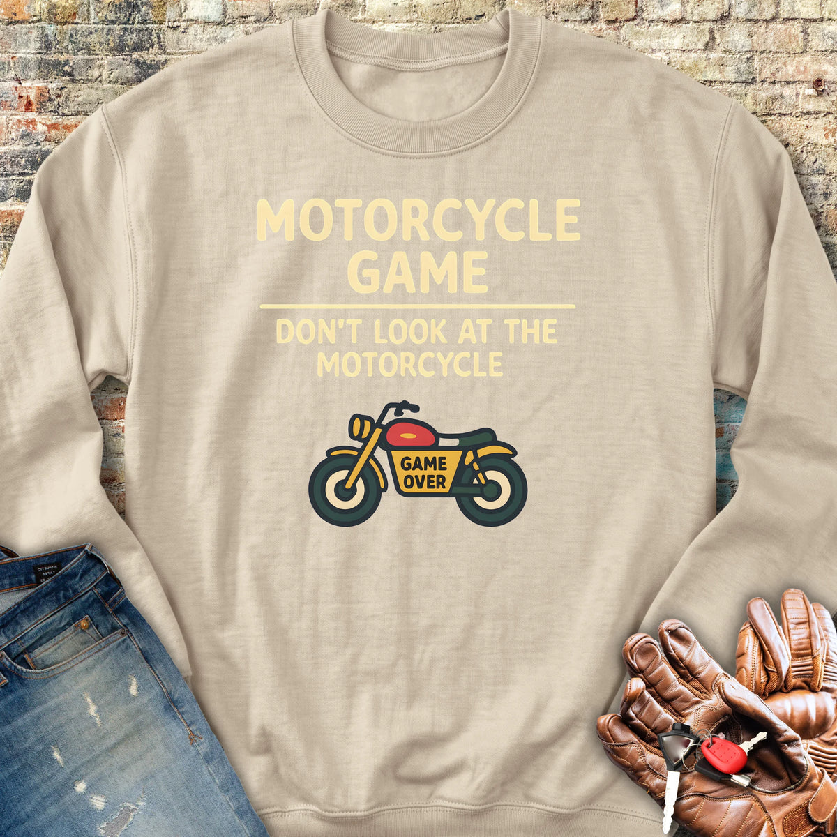 Game Over Sweatshirt - Sand