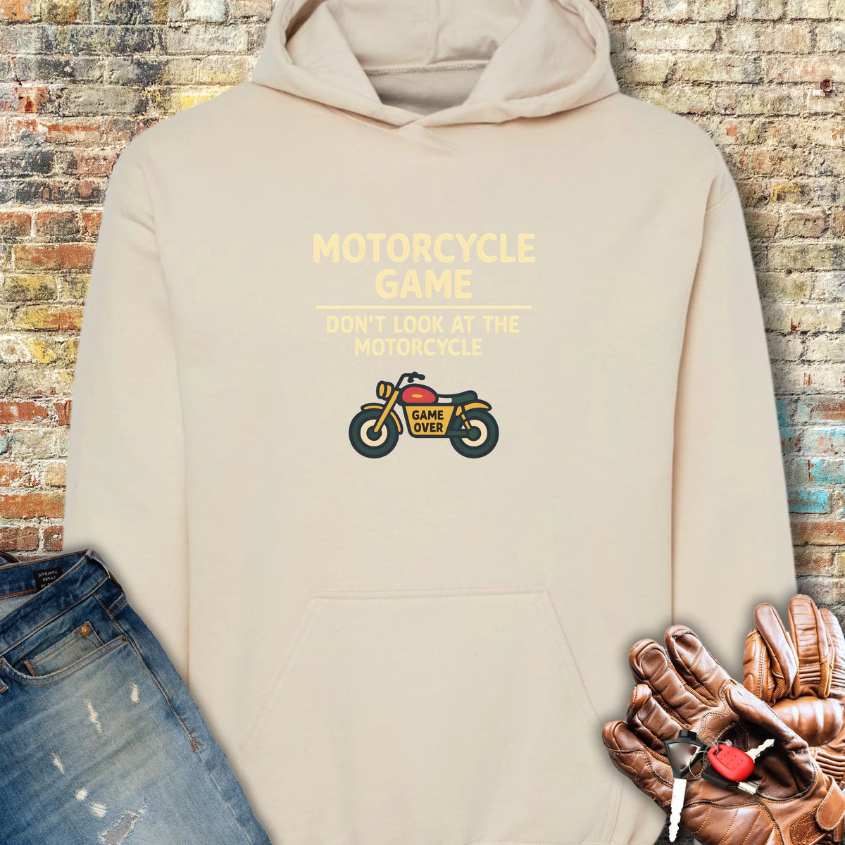 Game Over Hoodie - Sand