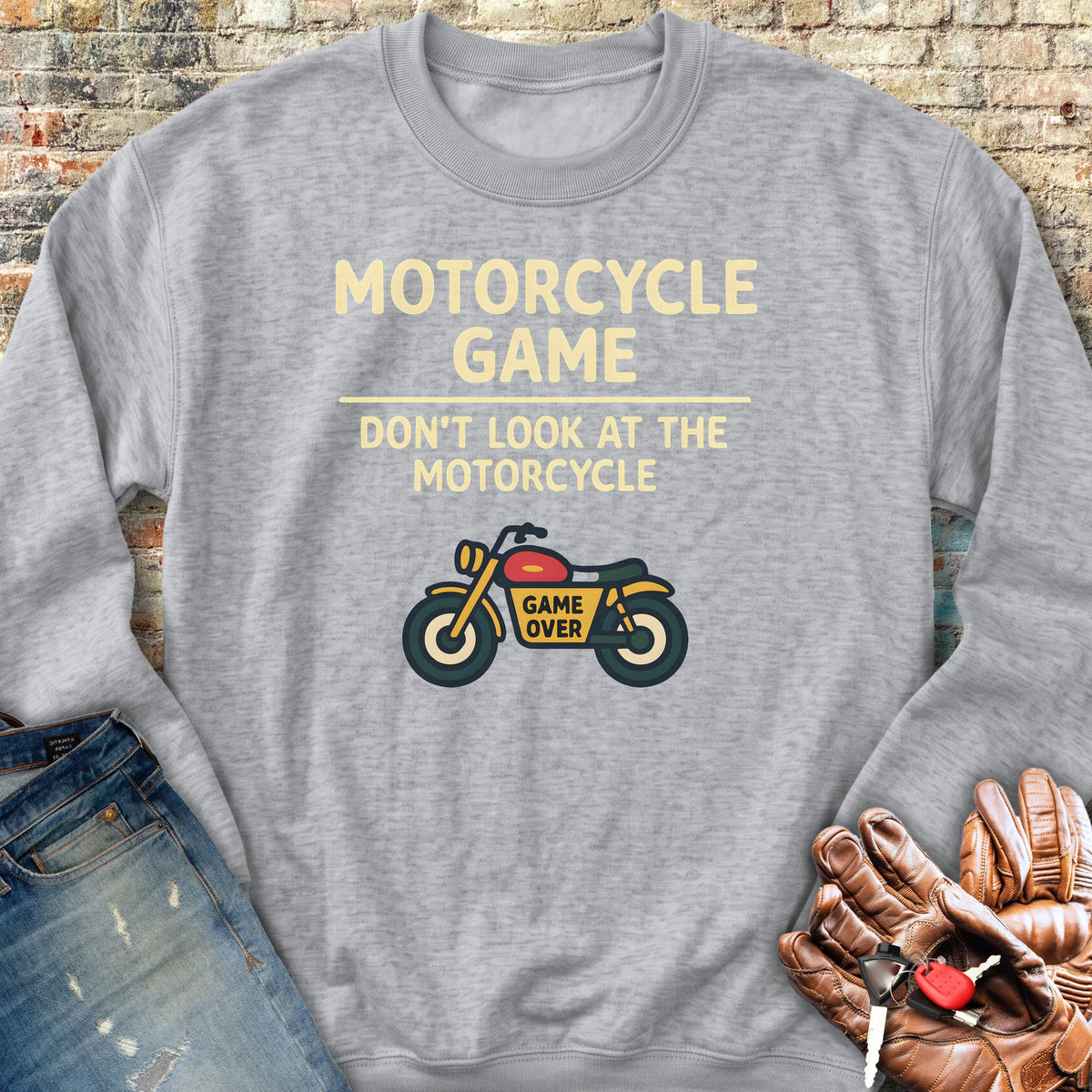 Game Over Sweatshirt - Sport Grey