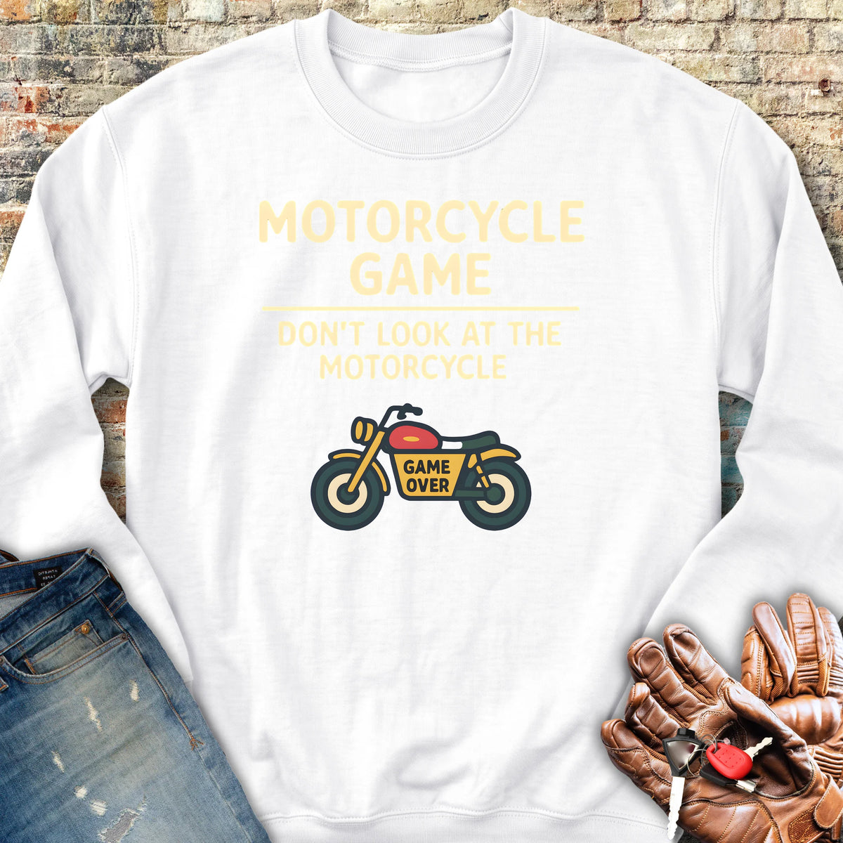 Game Over Sweatshirt - White