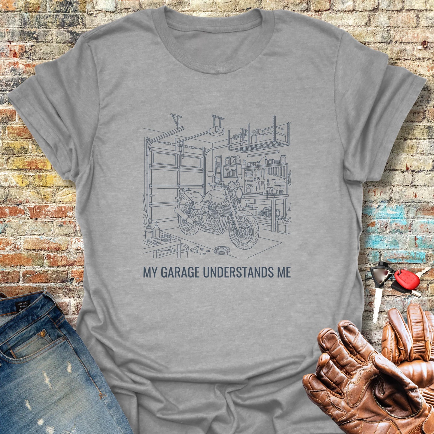 Garage Confessional T-Shirt - Sport Grey