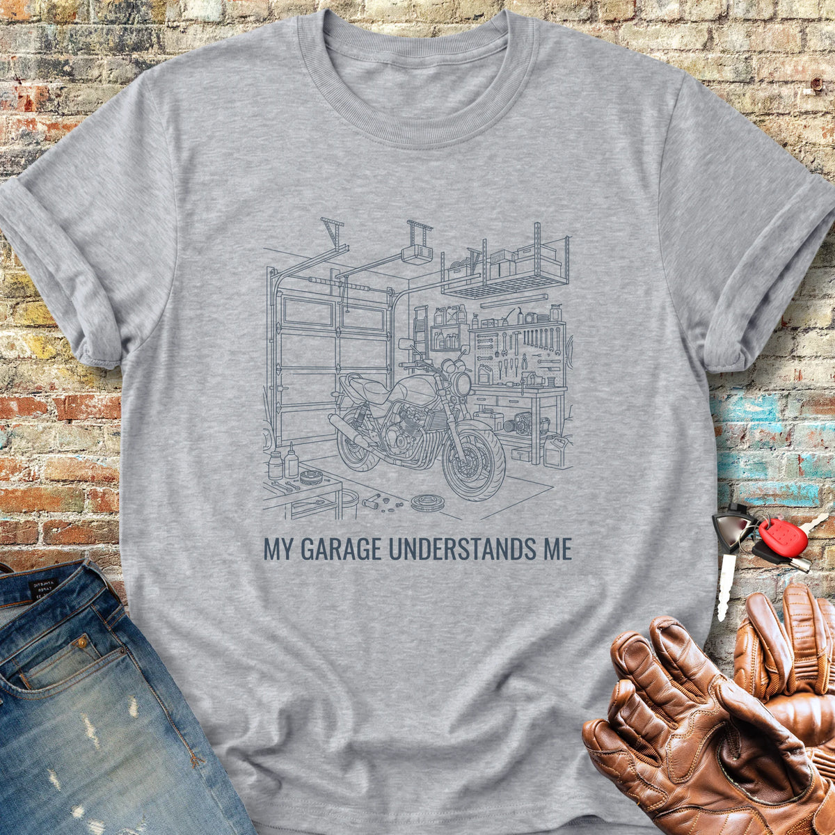 Garage Confessional Classic T-Shirt - Sport Grey