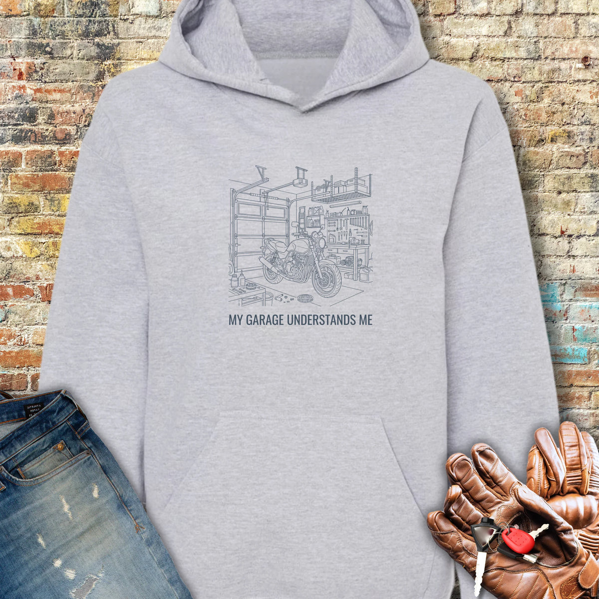Garage Confessional Hoodie - Sport Grey