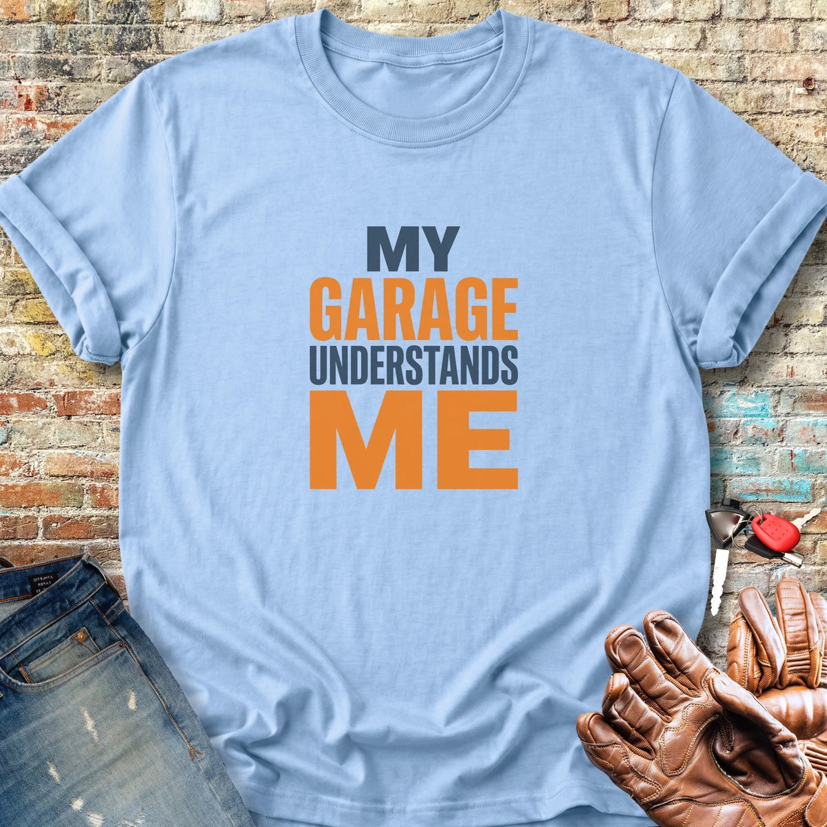 Garage Confidential Classic T-Shirt - Light Blue