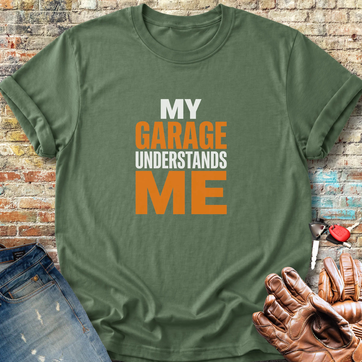 Garage Confidential Classic T-Shirt - Military Green