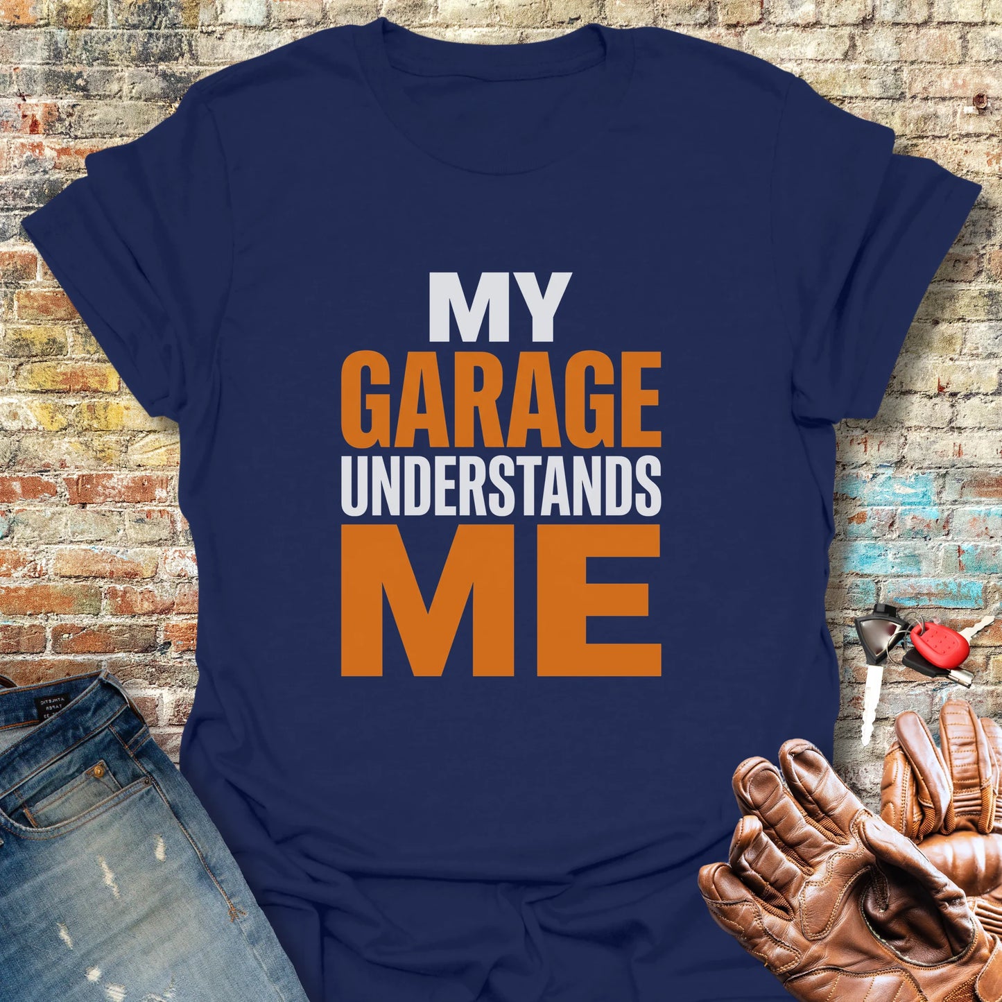 Garage Confidential T-Shirt - Navy