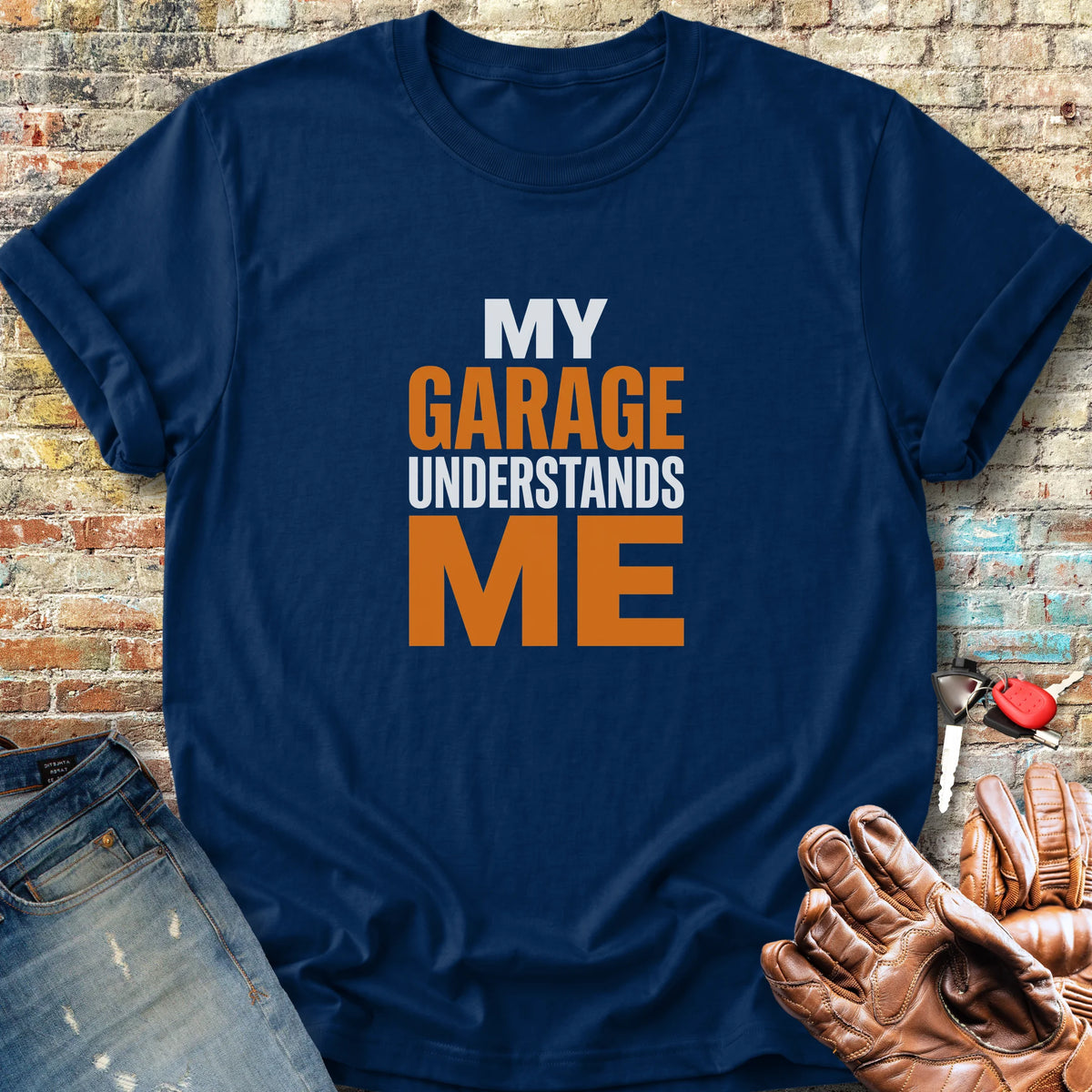 Garage Confidential Classic T-Shirt - Navy