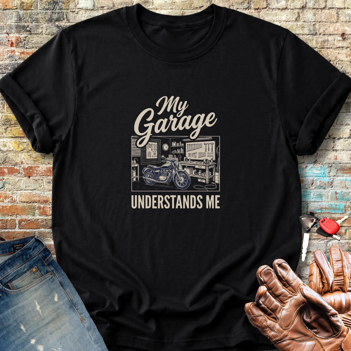 Garage Understanding Classic T-Shirt - Black