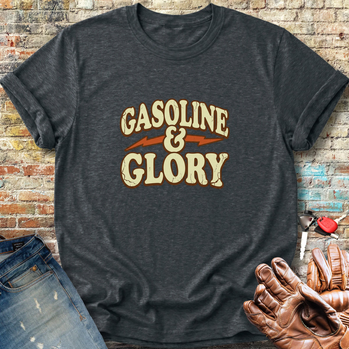 Gasoline & Glory Classic T-Shirt - Dark Heather