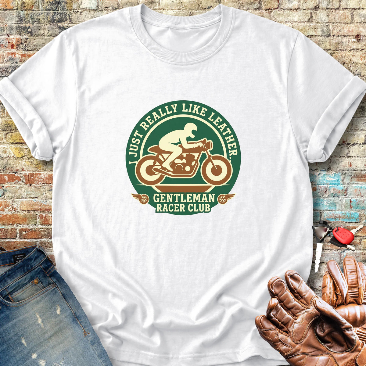 Gentleman Racer Club Classic T-Shirt - White