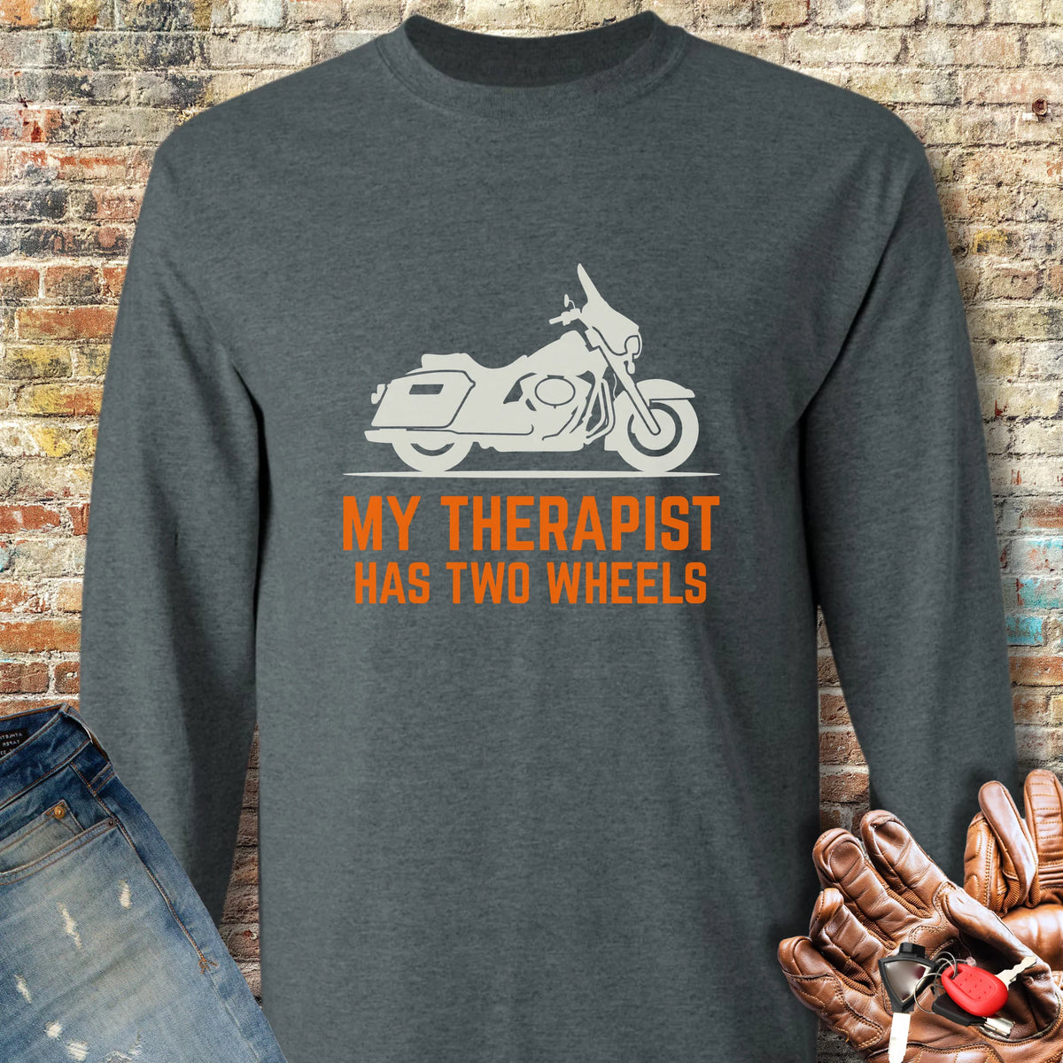 Glide Therapy Long Sleeve T-Shirt - Dark Heather