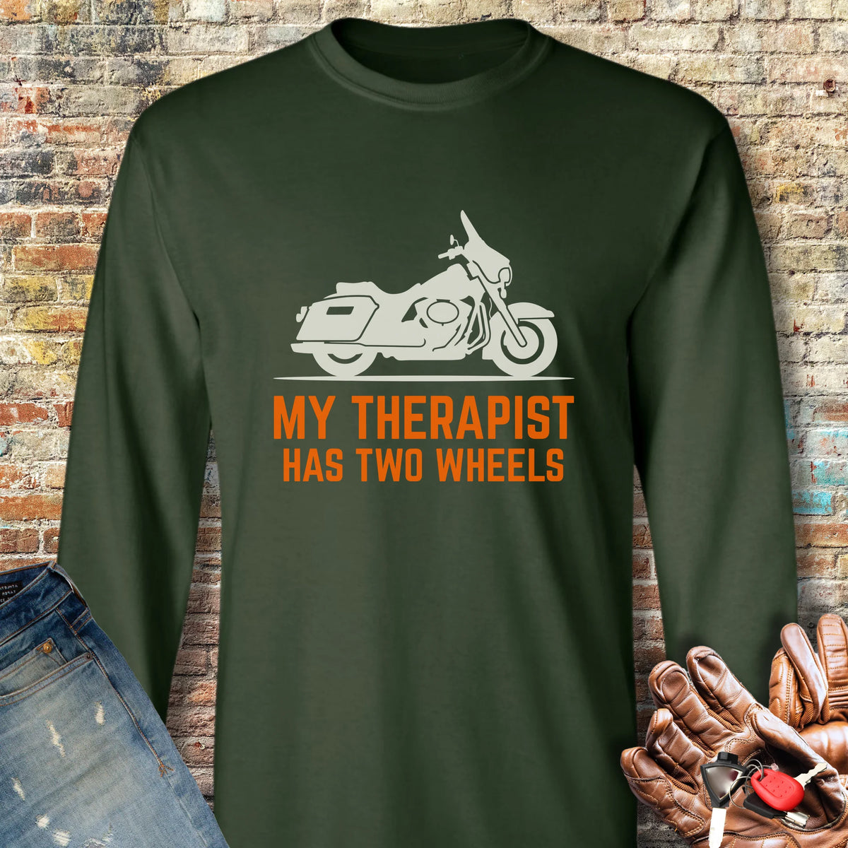 Glide Therapy Long Sleeve T-Shirt - Forest Green