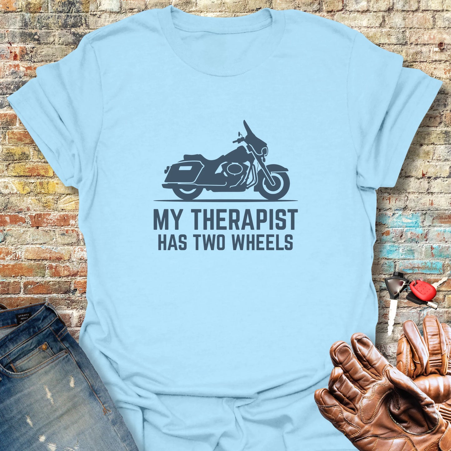 Glide Therapy T-Shirt - Light Blue