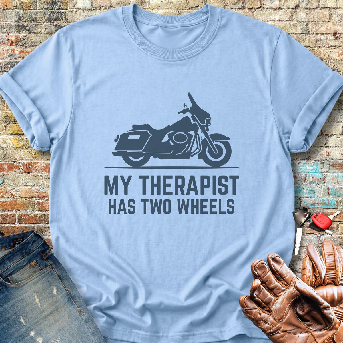Glide Therapy Classic T-Shirt - Light Blue