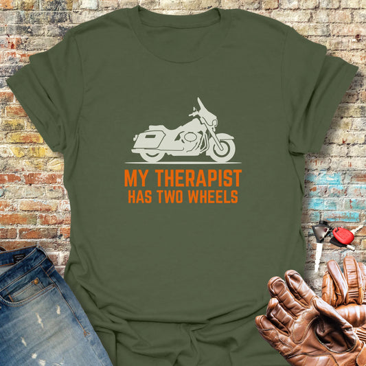 Glide Therapy T-Shirt - Military Green