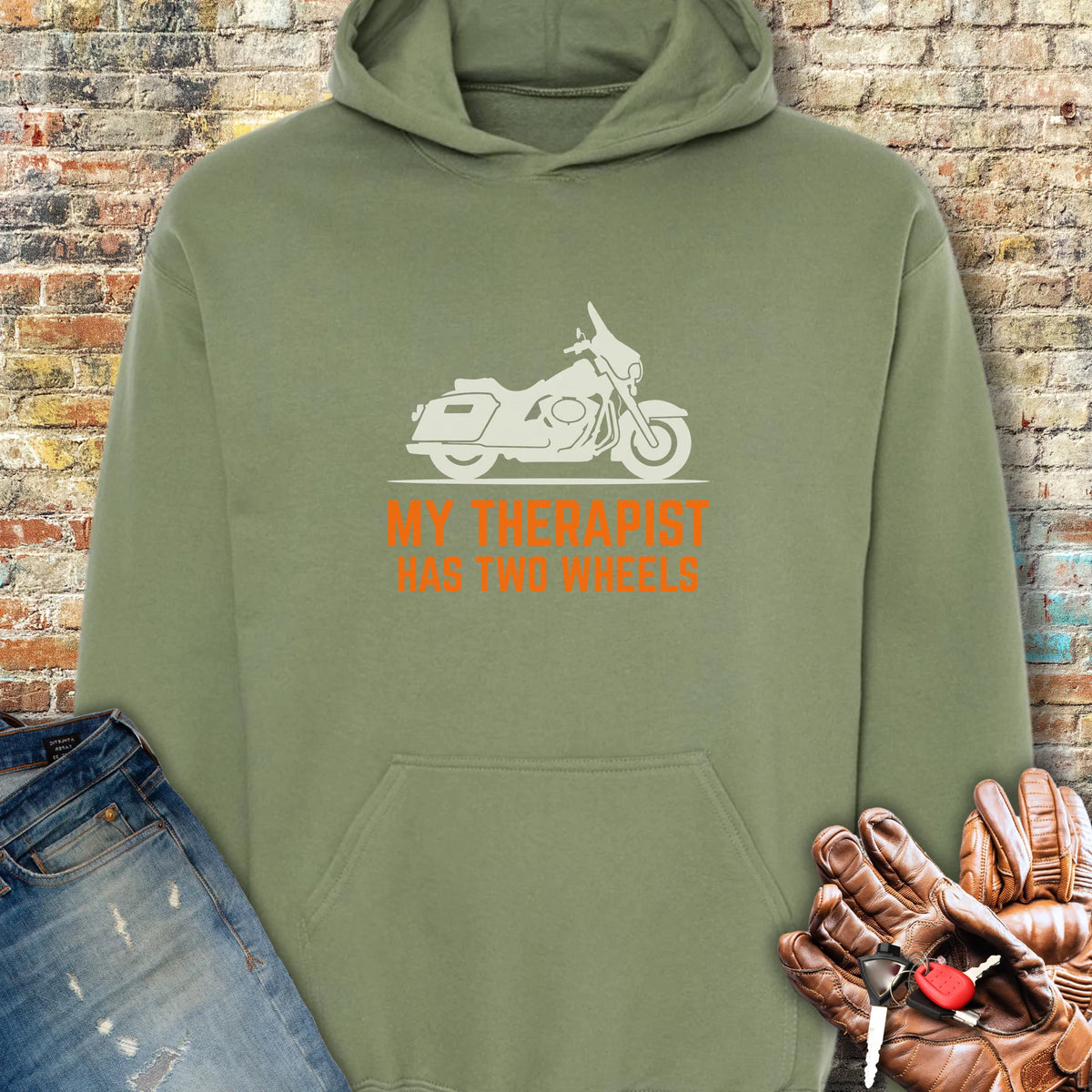 Glide Therapy Hoodie - Military Green