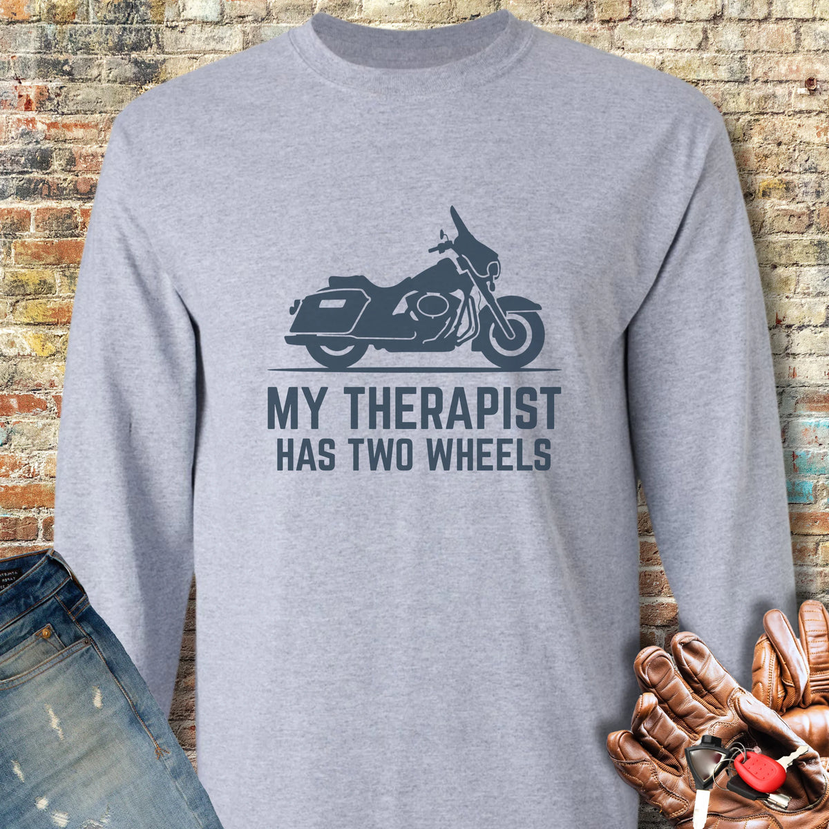 Glide Therapy Long Sleeve T-Shirt - Sport Grey