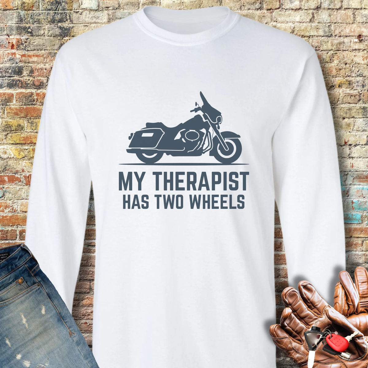 Glide Therapy Long Sleeve T-Shirt - White